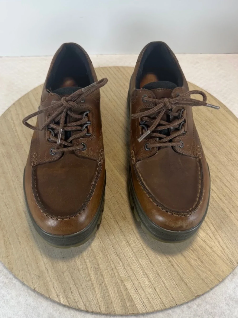 ECCO Track II GTX Mens 11 EU 45 Brown Leather Gore-Tex Waterproof Walking Shoes